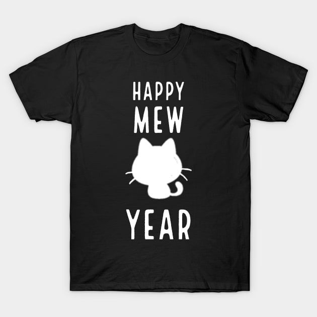 Happy Mew Year! T-Shirt by QUOT-s